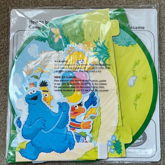 1 Sesame Street Stand-Up Centerpiece Big Bird Grover Cookie Monster Designware - Picture 2 of 2